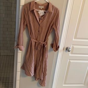 Hayden Los Angeles asymmetrical long sleeve dress